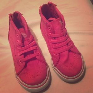 Toddler girl pink vans